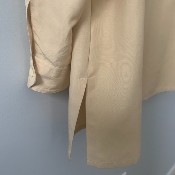 OUI button down collared blouse 100% silk - Picture 5 of 12